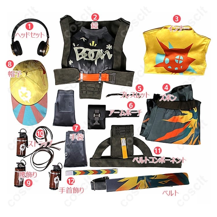 ヴァロラント レイズ コスプレ衣装｜高再現ディテールで撮影映え、快適フィットでイベントも安心 - 6枚目の画像