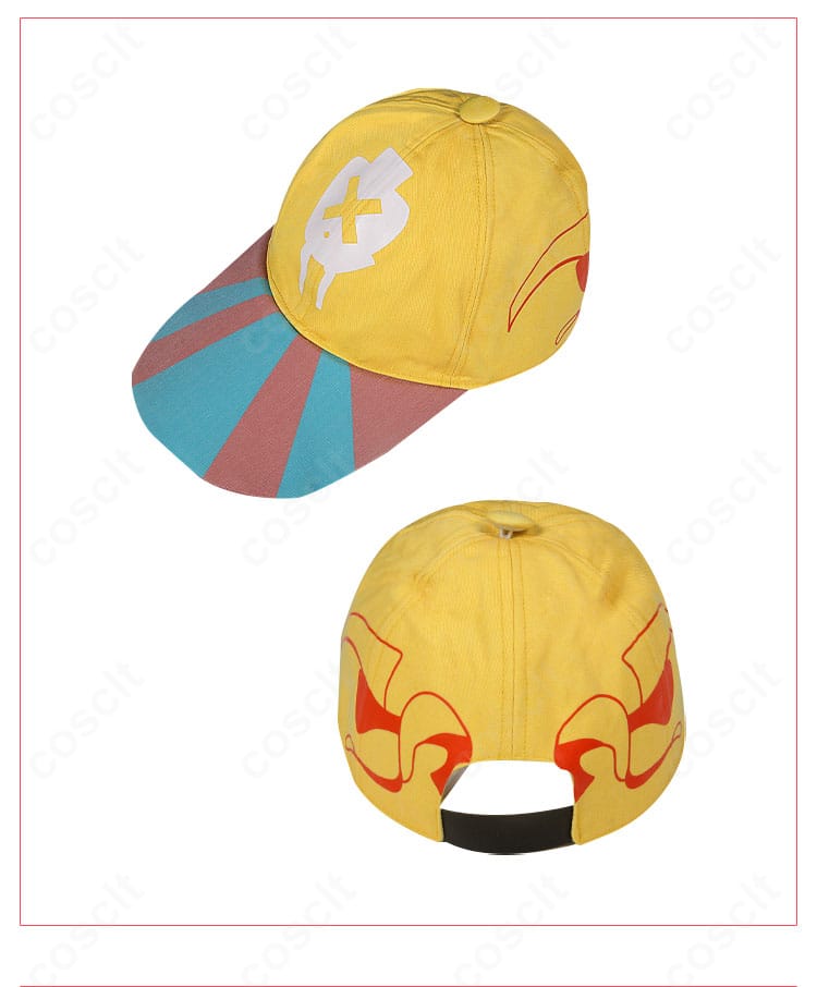 帽子の装飾ディテール。ステッチとエッジの仕上げでストリート感を再現。