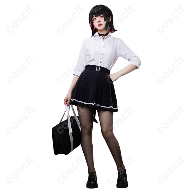 ゼンレスゾーンゼロ エレン・ジョー 制服コスプレ｜高再現シルエットでクールに映える一着 - 4枚目の画像
