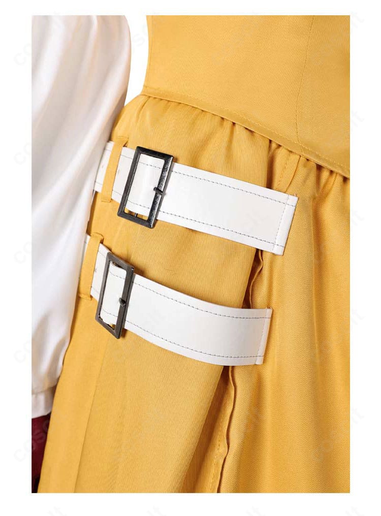 エアリス・ゲインズブール コスプレ衣装 背面レースアップ装飾｜華やかなバックスタイルと安定感