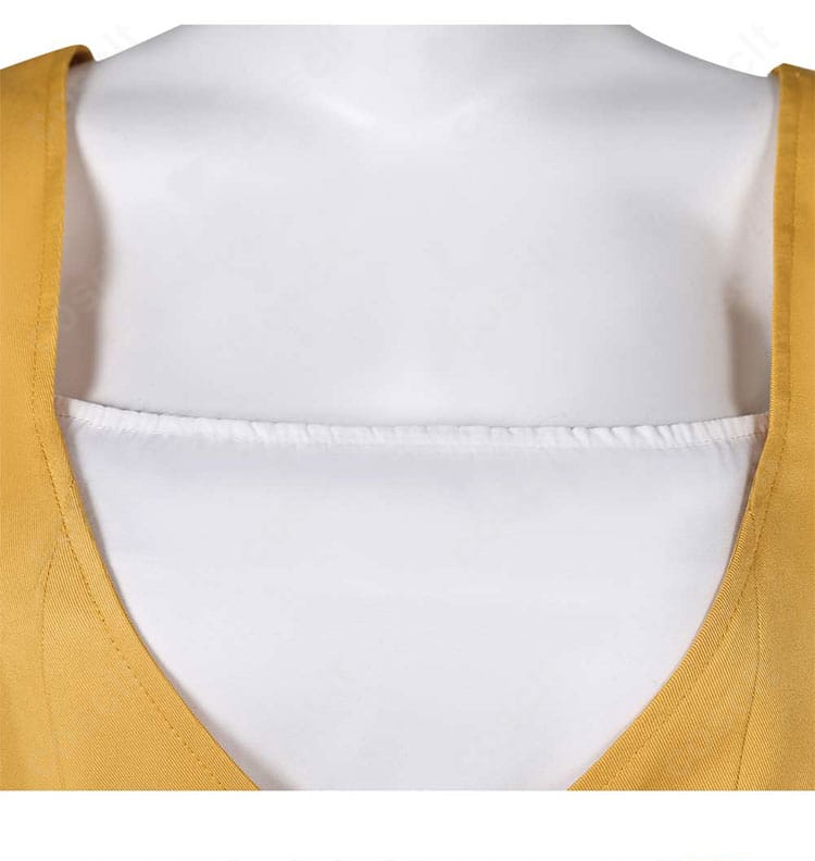 ファイナルファンタジーVII エアリス・ゲインズブール コスプレ衣装 背面｜はだけにくい設計と背面シルエット