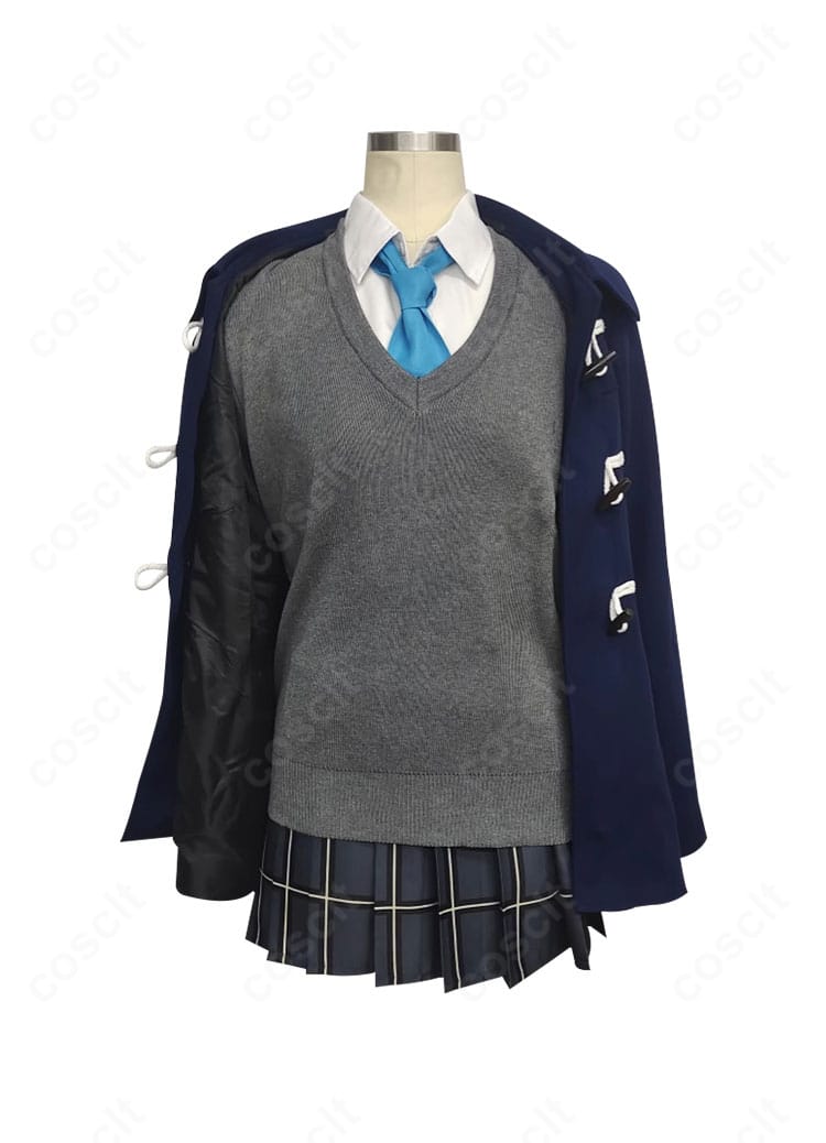 小鳥遊ホシノ 2年生制服コスプレ衣装のディテール。刺繍意匠やボタン、縁取りの再現度をクローズアップで説明。