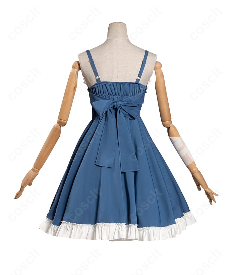 中二病でも恋がしたい！小鳥遊六花 ワンピース衣装の背面。装飾配置と仕上げの丁寧さを確認できる。