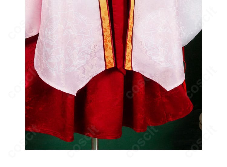 巫女姫様コスのスカート下部装飾。下段の意匠とレイヤー構成を表示。