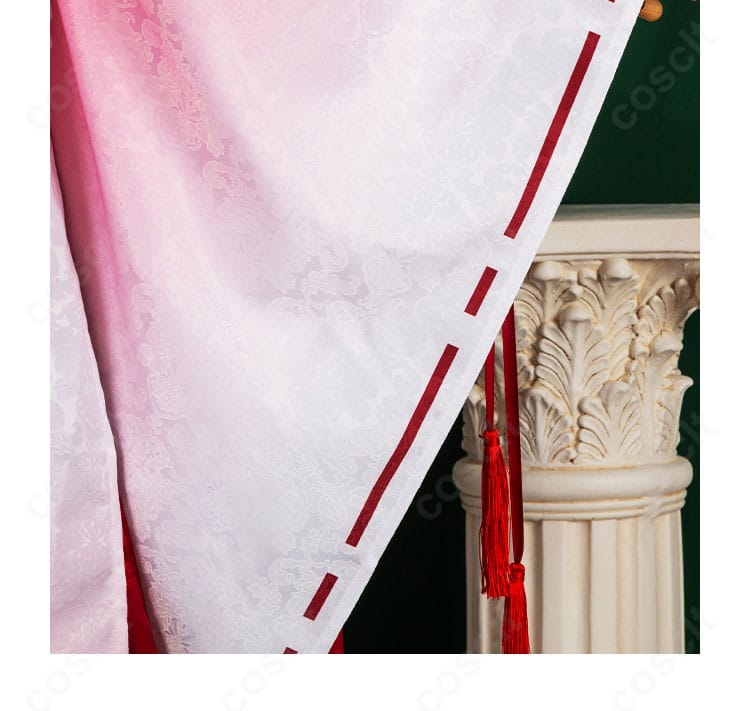 巫女姫様コスの袖口ディテール。カフ部の装飾と縫製の仕上がり。