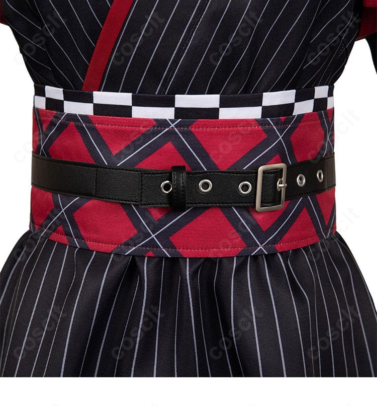 安和すばる コスプレ衣装・腰封の装飾詳細。和テイストの意匠と立体感