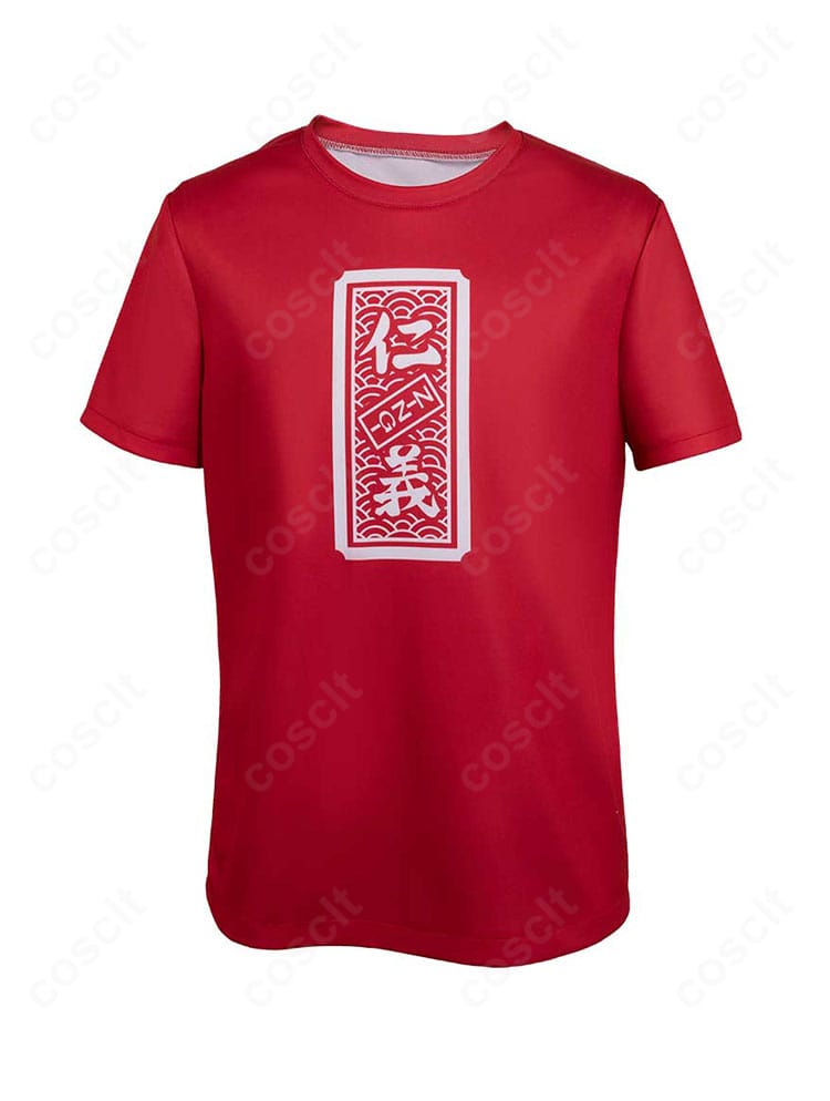 井芹仁菜ライブTシャツ正面。フロントグラフィックが映える再現度重視のコスプレ衣装。