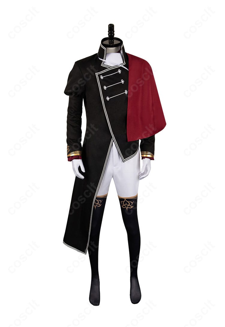 高品質仕立てのゲルハルト・フラ コスプレ衣装一式。生地のハリ感と縫製の美しさがわかる全景