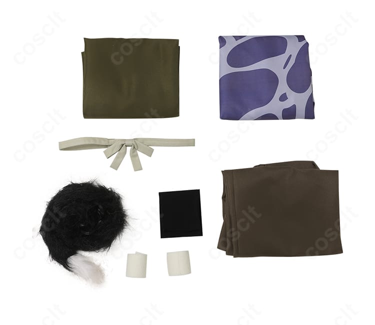 ダンジョン飯 イヅツミ コスプレ衣装 セット内容｜コート・ズボン・トップス・帯・尻尾・包帯の6点一式