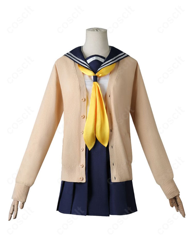 しかのこのこのここしたんたん 馬車芽めめ衣装の正面全体像。落ち着いた色味と上品な仕立てを確認できます。