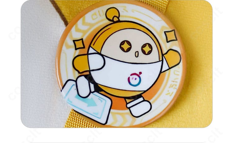 第五人格 幸運児衣装の胸飾りアイコンの拡大。特徴的モチーフと金具の質感が把握できる。