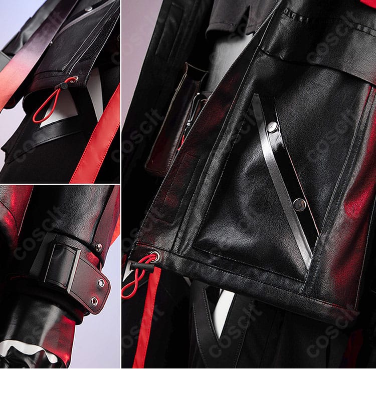 ウンファ コスプレ衣装 袖口と裾の装飾。縁取りとディテール密度を確認できる画像。