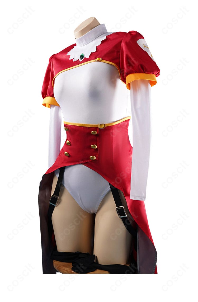 2.5次元の誘惑 イコラ(753♡) コスプレ衣装 左側面画像|コルセットベルトで整うウエストライン