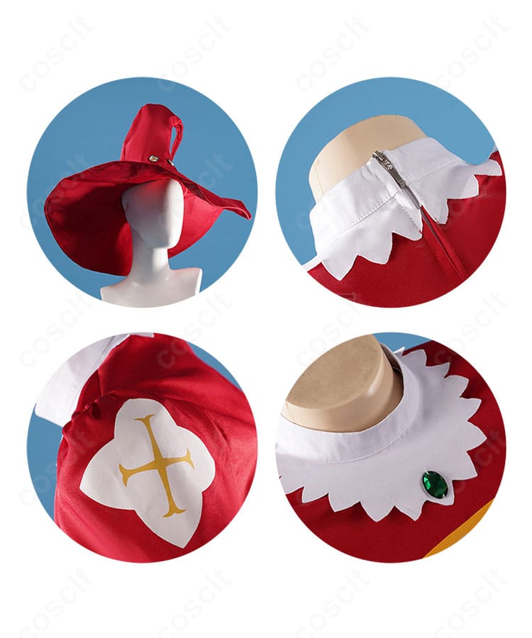 2.5次元の誘惑 イコラ(753♡) 襟元チェーンと肩飾りの接写|繊細な金具と縫製の再現ポイント