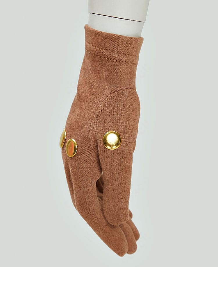 アトラス PUNK-05 コスプレ衣装の手袋ディテール。素材感と指先の動かしやすさを示すクローズアップ。