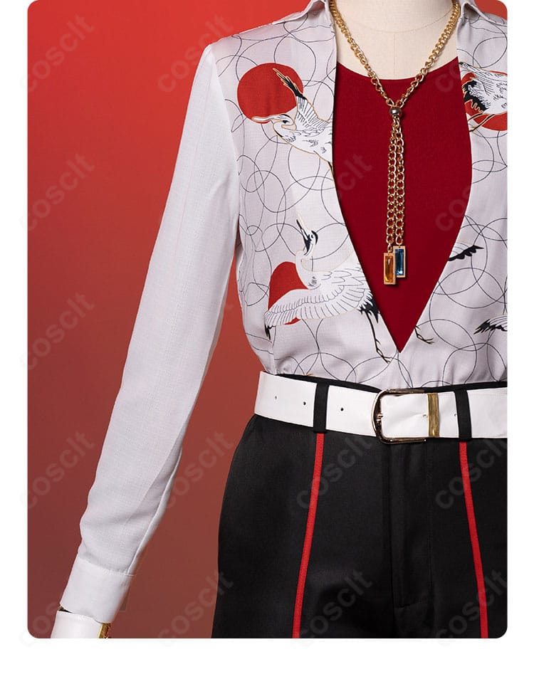 風早巽 宝相華衣装コスプレのインナー正面ディテール。肌当たりの良い素材で快適性を確保。