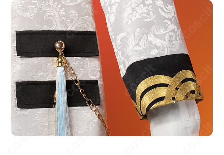 風早巽 宝相華衣装コスプレの袖口ディテール。端処理と装飾の仕上げまでこだわった設計。