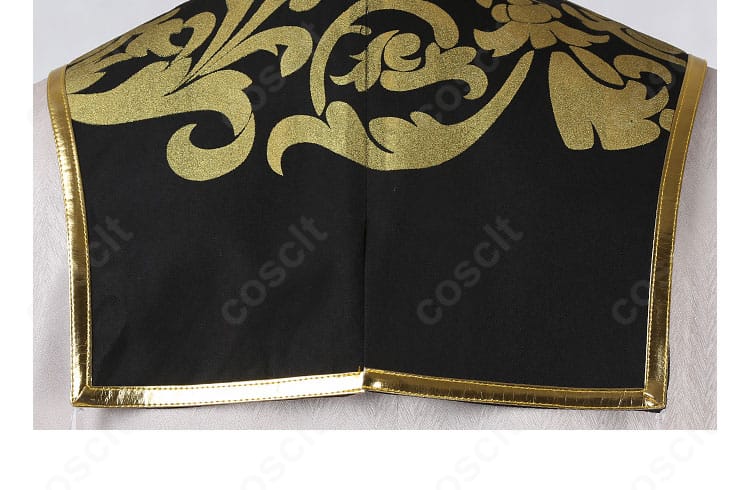 ショルダー~披肩背面の装飾近景。風早巽らしい端正で精緻な仕上がりを表現。