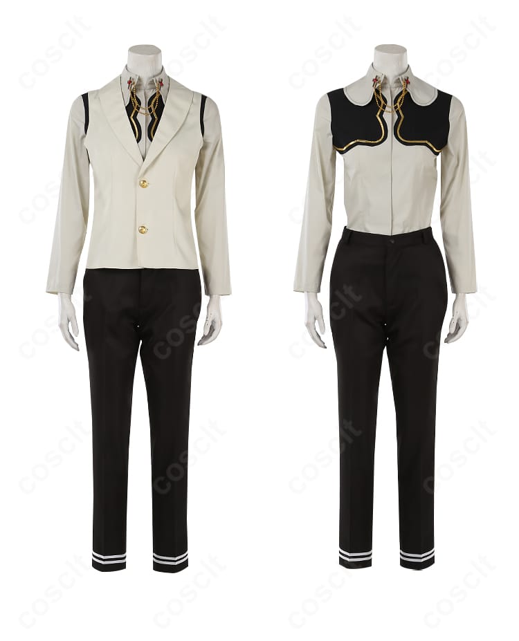 インナー(シャツ・ベスト)の表裏ディテール。縫製のステッチと生地のハリ感が分かる画像。