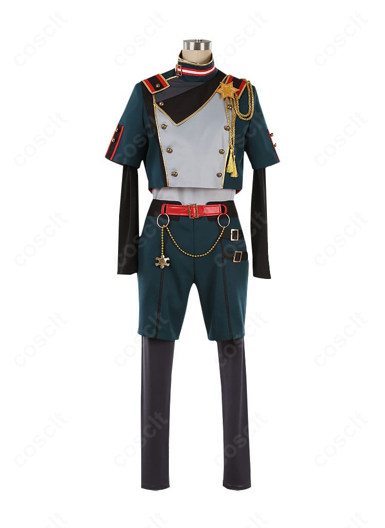 桜河こはく Double Faceコスプレ衣装の正面全体、シルエットと配色の再現