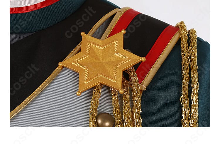 桜河こはく 衣装の肩装飾アップ、特徴的モチーフの固定仕様