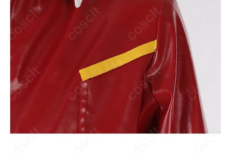 守沢千秋 コスプレ衣装 肩袖ディテール。肩章や袖口の装飾と縫製を示す高品質画像