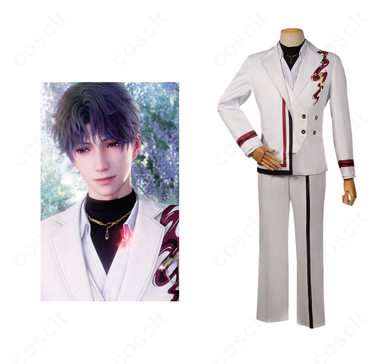 恋と深空 ホムラ(焰)花の名のもとにのコスプレ衣装を着用したコラボ風イメージ。キャラクターらしさを高再現で表現。