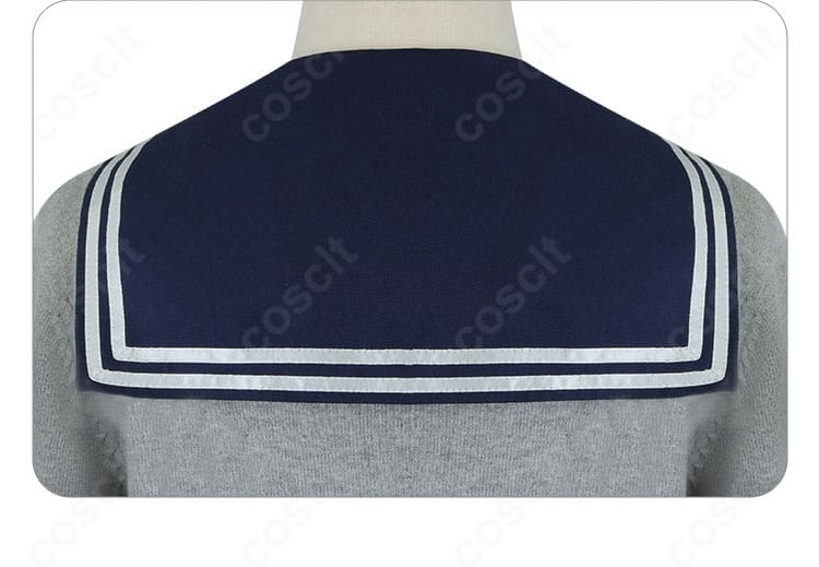 虎視餡子 コスプレ衣装の披肩デザイン。豪華なアクセントが全体のバランスを引き締めるポイント。