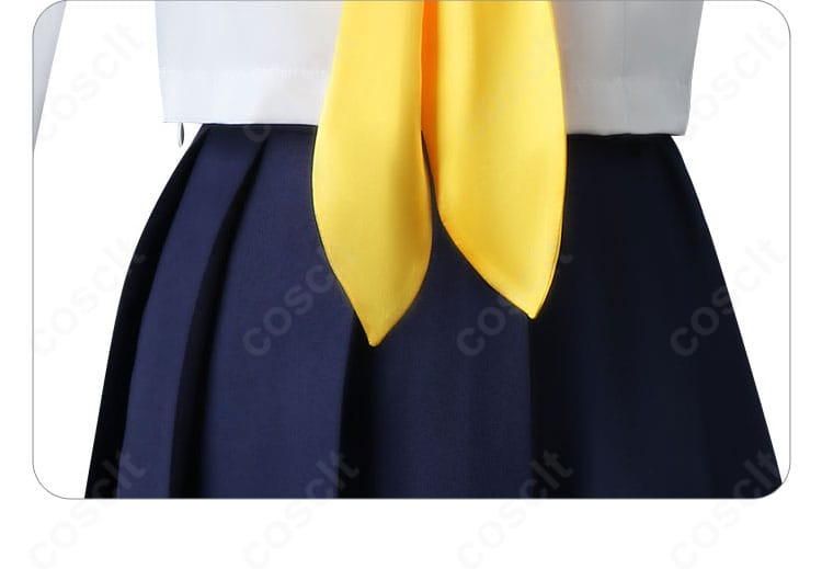 虎視餡子 コスプレ衣装のリボン・ネクタイ部分。落ち着いた色味で統一し、上品な印象に仕上げたディテール。