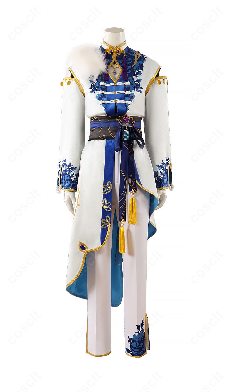 『あんさんぶるスターズ！！』日々樹 渉 刹那の白衣装 コスプレ衣装の正面全体像