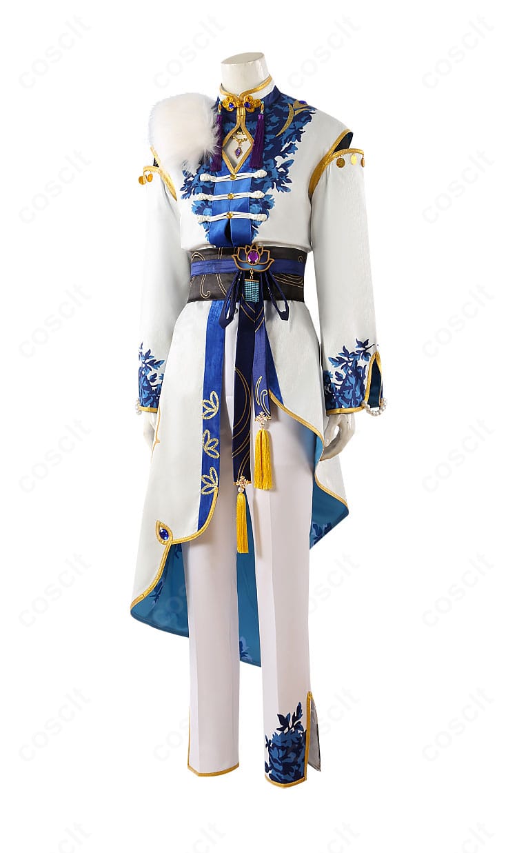 右側面から見た日々樹 渉 刹那の白衣装 コスプレ衣装・オーダーメイド対応