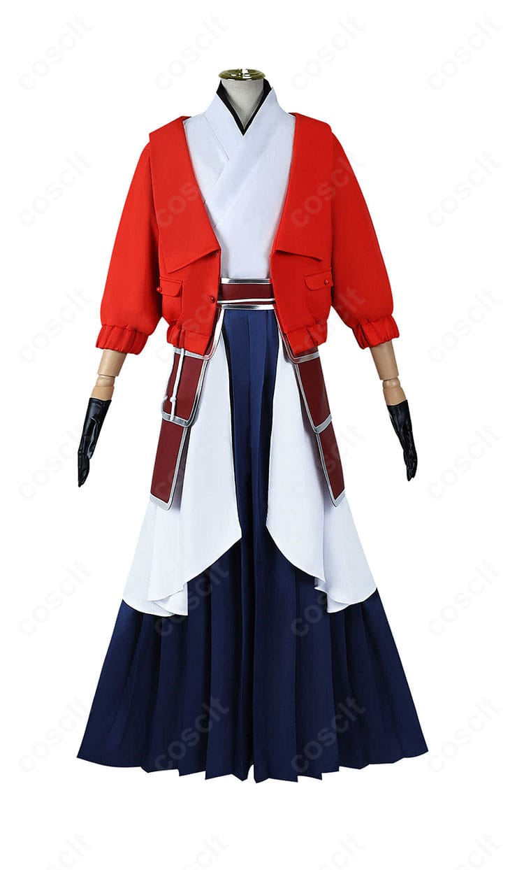 姫川大輝コスプレ衣装の正面写真。胸元から裾までのラインが美しく、舞台衣装らしい装飾を忠実に再現。