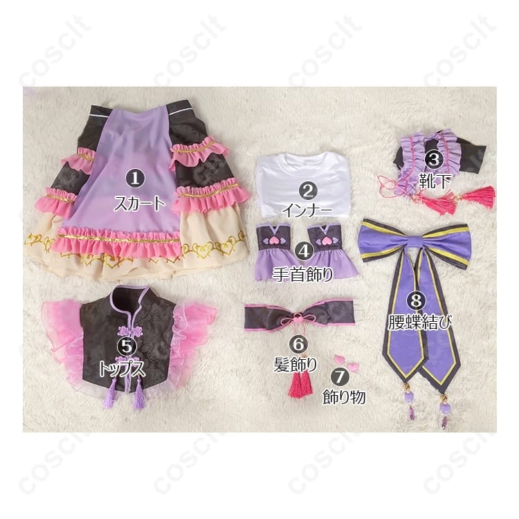 真中らぁら チャイナゴシックコーデ衣装｜再現度重視で撮影映え、イベントも快適に - 3枚目の画像