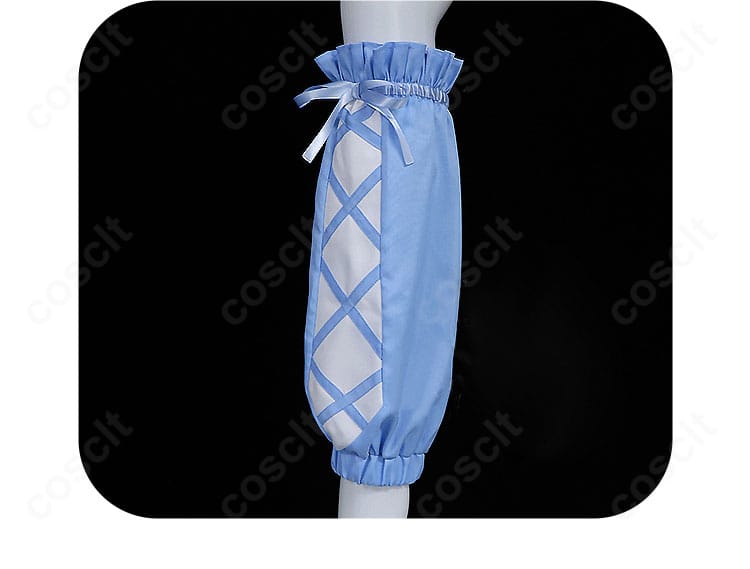 袖カバー装飾の近接写真。上質素材のレッグ・アーム系パーツの質感と縫製の丁寧さを示すディテール。