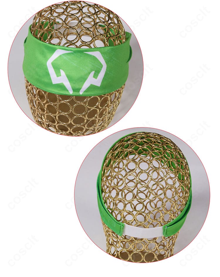 VALORANT スカイ コスプレ衣装のヘアバンド頭飾り。カラーと装着イメージが分かる画像