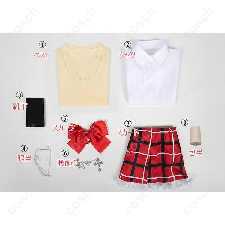 中二病でも恋がしたい！小鳥遊六花 夏服コスプレ衣装。学園制服の再現度と快適さでイベント映え - 5枚目の画像