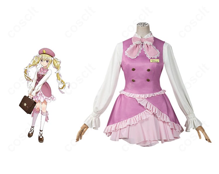 しゅごキャラ! ほしな歌唄のクラシカル駅員風コスプレを全身で着用したイメージ。上品配色と小物まで揃ったフルセット。