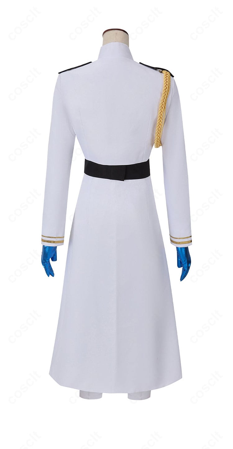 Fate/Grand Order Arcade ネモ コスプレ衣装の背面。背中の切り替えラインと裾のシルエットを詳細に表示。