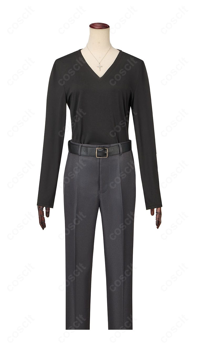 グレイ・フルバスター衣装の内側構造(正面)。裏地処理と縫製ラインのディテール