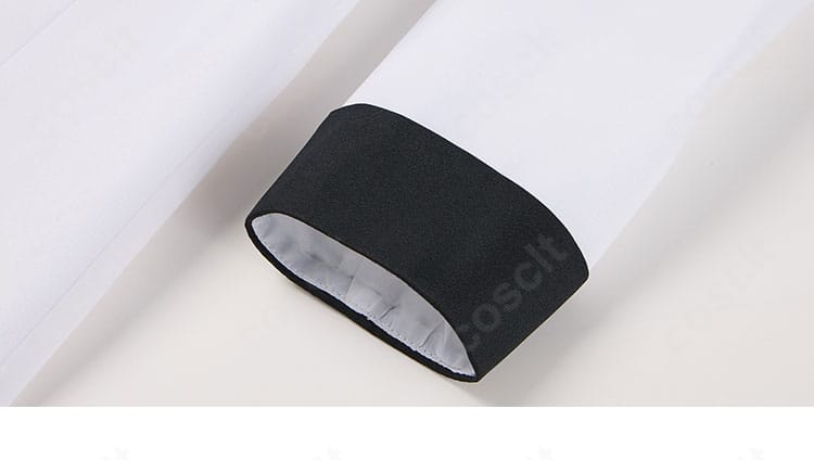 袖パーツの切替えとライン取りを示す詳細画像