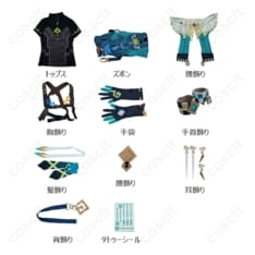 原神 キィニチ 高再現コスプレ衣装。軽快な着用感でイベントや撮影に最適 - 6枚目の画像（サムネイル）