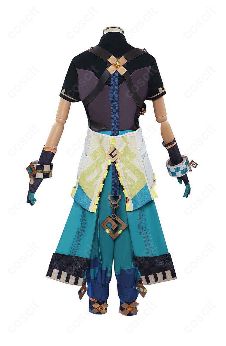 原神 キィニチコスの背面全景。背飾りの形状とパーツ配置、シルエットの落ち感が分かる後ろ姿。