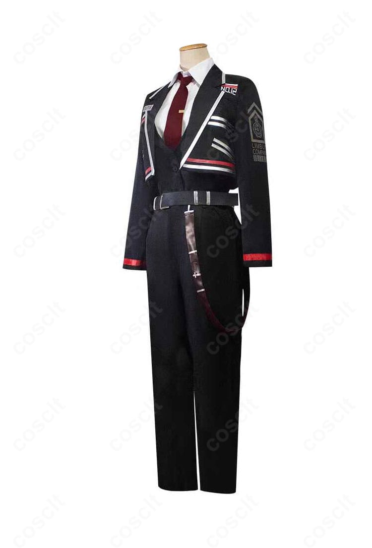 Limbus Company ウーティス コスプレ衣装の側面。ラインの美しさと着丈バランス、縫製の仕上がりが確認できる画像。