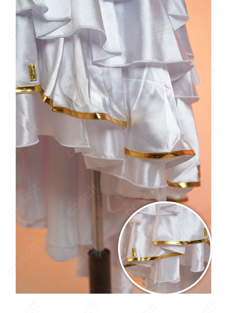 スカート裾装飾の詳細画像｜エレガントなスカート裾の装飾、コスプレイベントに最適