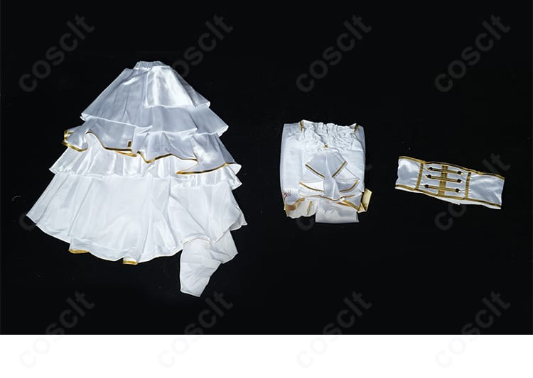セット内容の展示画像｜先斗寧 コスプレ衣装セット内容（トップス、スカート、コルセット）