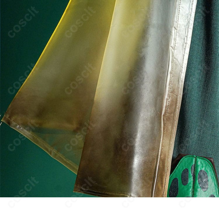 第五人格 墓守コスプレの裾装飾アップ。ヘムの切り替え・ステッチと落ち感を確認。