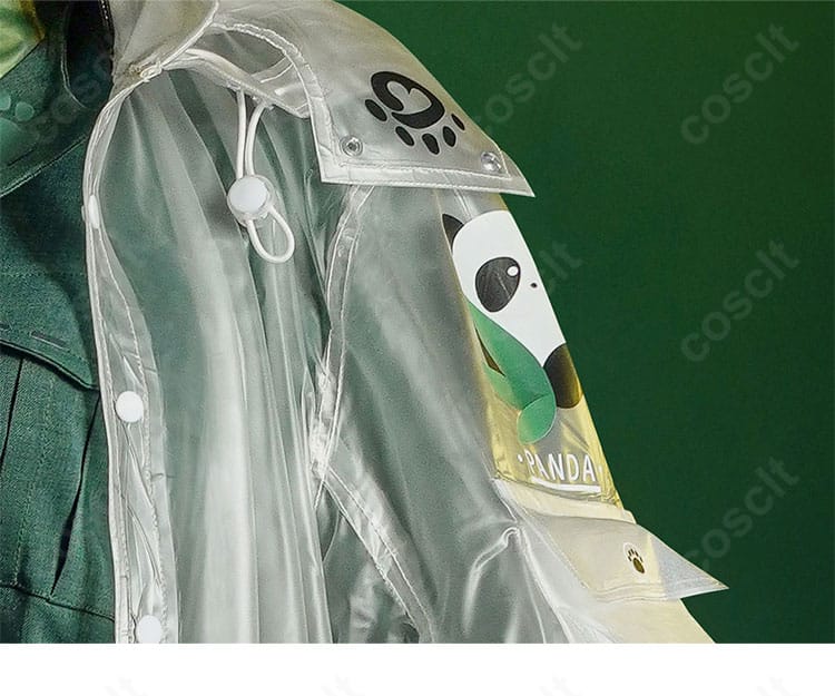 第五人格 墓守コスプレの肩袖装飾クローズアップ。縫製ラインとエッジの処理を確認できる。