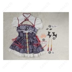 終わりのセラフ/クルル・ツェペシ コスプレ衣装 中華テイスト刺繍で高再現・撮影映え - 5枚目の画像（サムネイル）