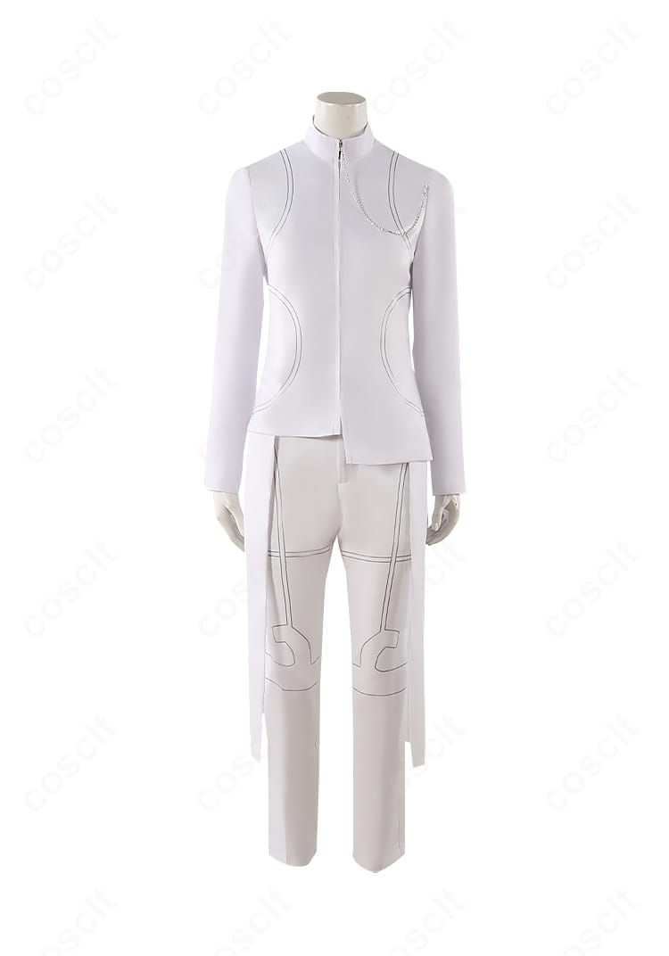 インナー前面ディテール。ネック周りと前立ての縫製・質感を近接で示した画像