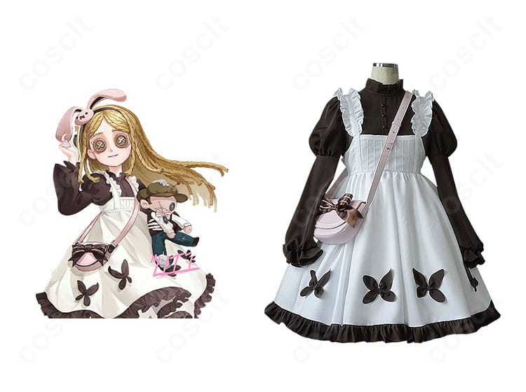 第五人格 少女(記憶)ローソンコラボ衣装を着用した全身イメージ。高再現の配色とシルエットが分かる組み合わせ写真。